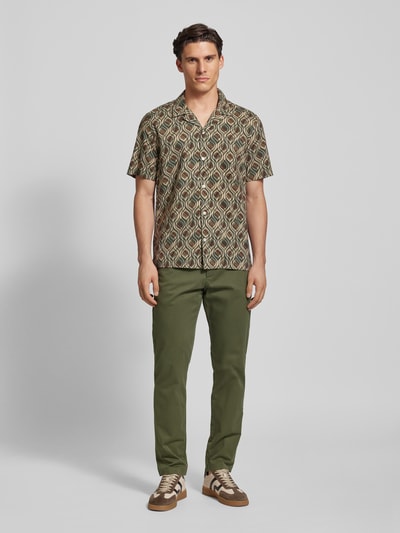 Tommy Hilfiger Regular Fit Chino mit Knopfverschluss Oliv 1