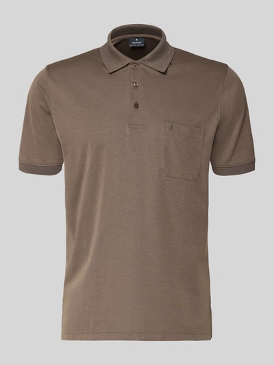 Produktfoto, Regular Fit Koszulka polo z kieszenią na piersi od RAGMAN, bawełna, kołnierzyk polo, listwa z guzikami, wyhaftowane logo