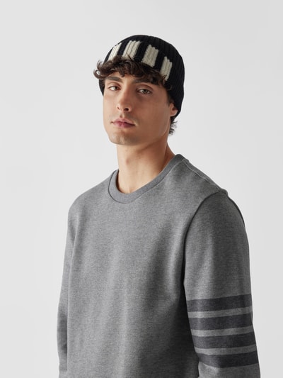 Thom Browne Beanie aus Kaschmir Black 1