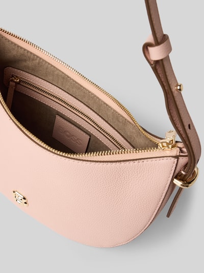 BOSS Henkeltasche aus echtem Rindsleder Hellrosa 5