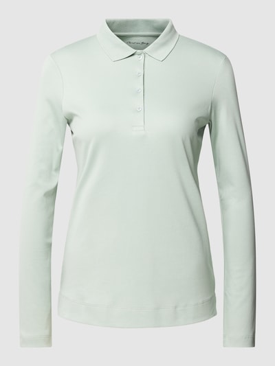 Christian Berg Woman Longsleeve mit Polokragen Schilf 2