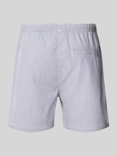 Bruun & Stengade Regular Fit Badehose mit Label-Detail Modell 'BAHIA' Blau 3