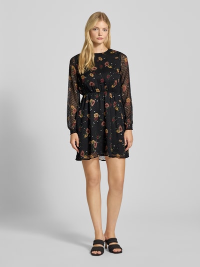 ONLY Getailleerde vrijetijdskleding met all-over motief, model 'ELIZA LIFE' Zwart - 1