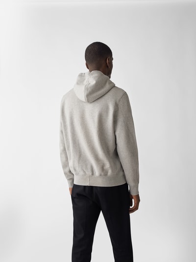 Parajumpers Hoodie mit Label-Print Mittelgrau meliert 5