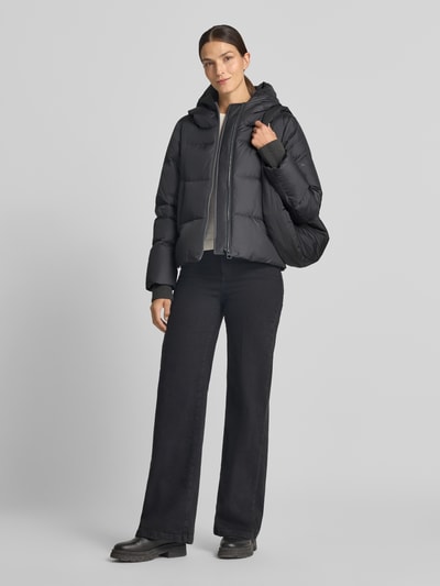 Marc O'Polo Regular Fit Daunenjacke mit Label-Patch Anthrazit 1