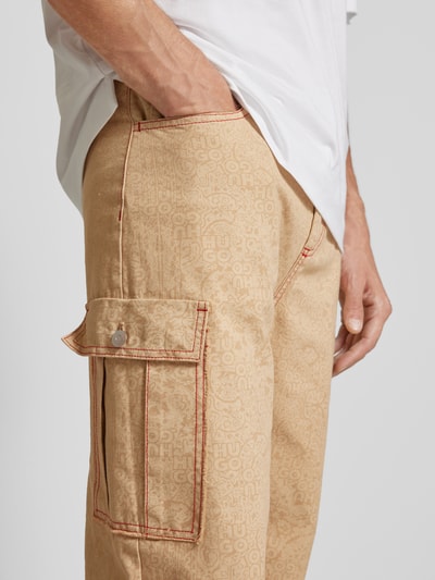 HUGO Regular Fit Cargohose im 5-Pocket-Design Modell 'Kuvvet' Beige 3