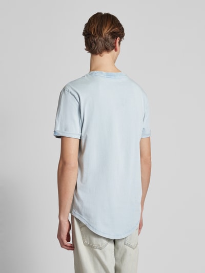 Calvin Klein Jeans T-shirt met labelmotief Lichtblauw - 5