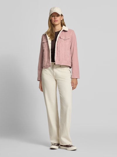 Levi's® 300 Regular Fit jeansjack van puur katoen model 'ORIGINAL SHERPA TRUCKER' Roze - 1