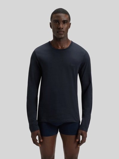 BOSS Regular Fit Langarmshirt aus reiner Baumwolle im 3er-Pack Rot 3