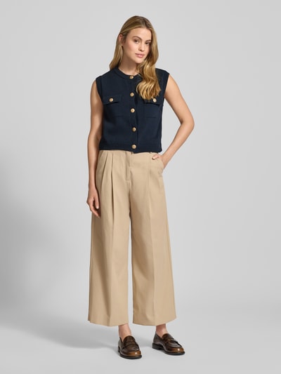 More & More Mouwloos vest met borstzakken Marineblauw - 1