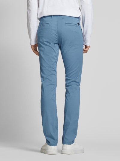 BOSS Orange Slim fit chino met steekzakken Lichtblauw - 5