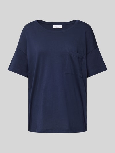 Marc O'Polo Denim T-shirt o kroju relaxed fit z detalem z logo Granatowy 2