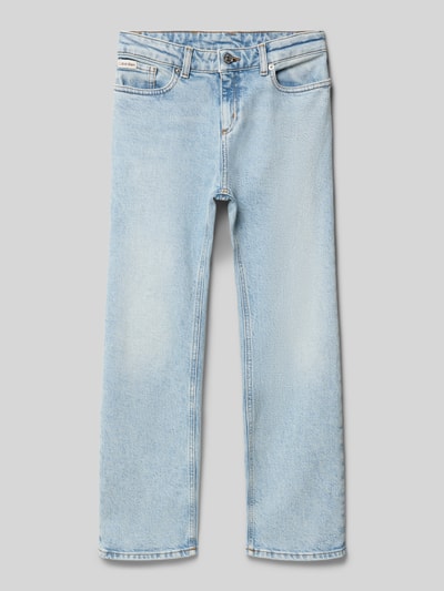 Calvin Klein Jeans Straight Fit Jeans aus Baumwoll-Mix Blau 1