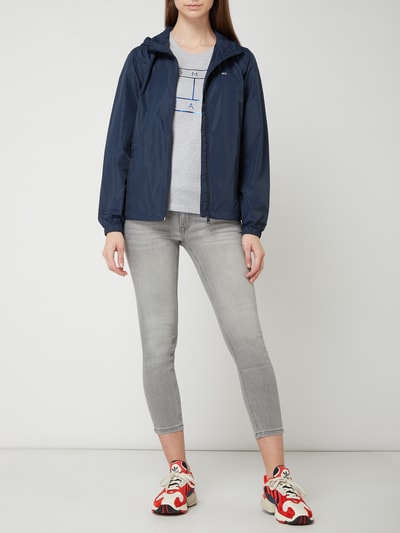 Tommy Jeans Windbreaker met capuchon Marineblauw - 1