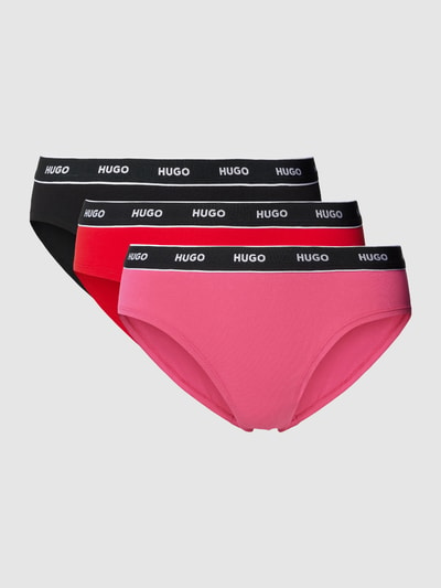 HUGO Slip mit elastischem Logo-Bund Pink 1