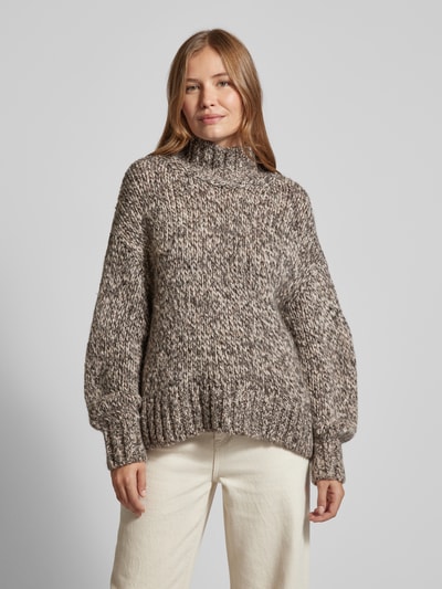 Marc O'Polo Strickpullover mit Rollkragen Hellgrau 4