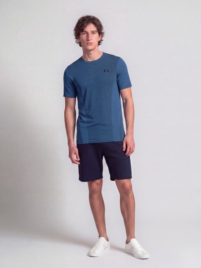 Under Armour Regular Fit Sport-T-Shirt mit Logo-Print  Rauchblau 1