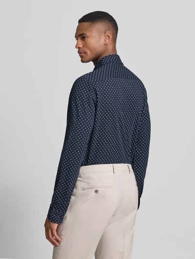 BOSS Slim Fit Businesshemd aus Baumwoll-Mix Modell 'P-ROAN-K-F-261' Marine 5