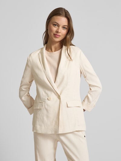 Marc Cain Leinenblazer mit Reverskragen Sand 4
