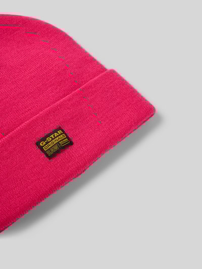 G-Star Raw Beanie mit Label-Detail Modell 'Effo' Pink 2
