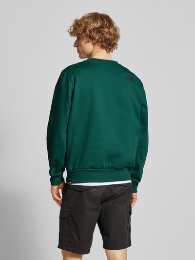 The North Face Sweatshirt mit Label-Print Gruen 5