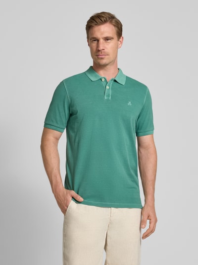 Marc O'Polo Regular fit poloshirt van puur katoen Mintgroen - 4
