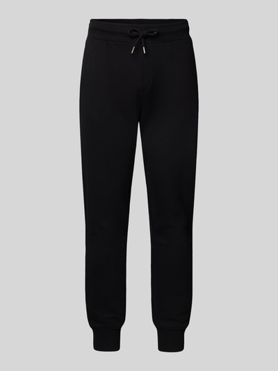 Christian Berg Men Regular Fit Sweatpants mit Eingrifftaschen Black 1