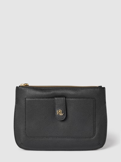 Lauren Ralph Lauren Umhängetasche aus Leder mit Label-Detail Modell 'JAMEY' Black 2