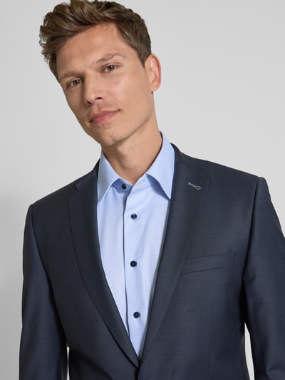 ETERNA Modern fit zakelijk overhemd met knoopsluiting Blauw - 3