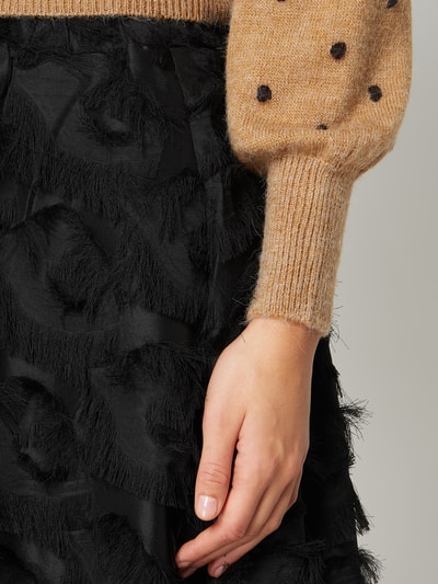 Mädchen Tanzrock Mit Fransen & Strass - Latein Tanzkleidung Mit Glitzer