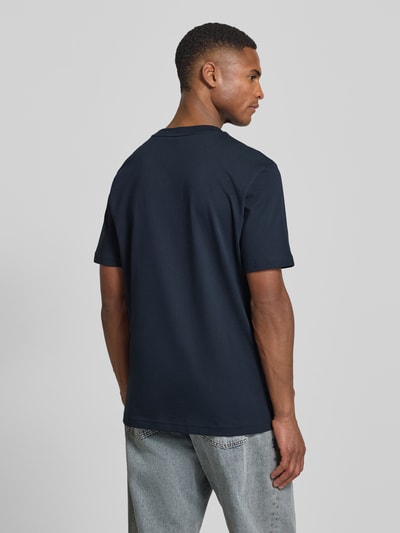 BOSS Orange Regular Fit T-Shirt aus reiner Baumwolle Modell 'TE_CREATURE' Marine 5