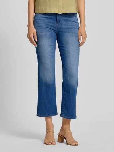 s.Oliver RED LABEL Jeansy o skróconym kroju slim fit z mieszanki bawełny Jeansowy niebieski 4