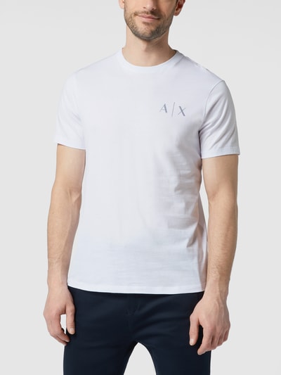 ARMANI EXCHANGE T-Shirt aus Baumwolle Weiss 4