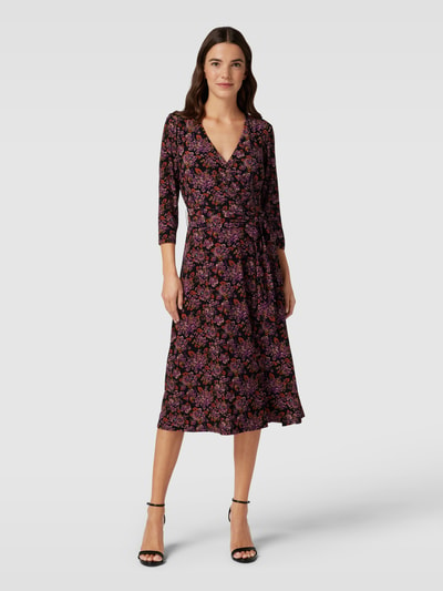 Lauren Ralph Lauren Kleid mit Allover-Muster Modell 'CARLYNA' Lila 4