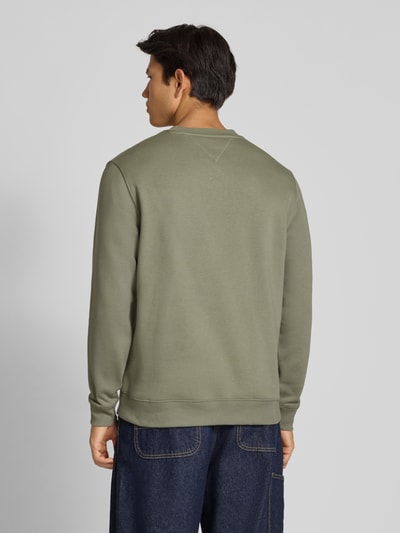 Tommy Jeans Regular fit sweatshirt van katoenmix Lichtgroen - 5