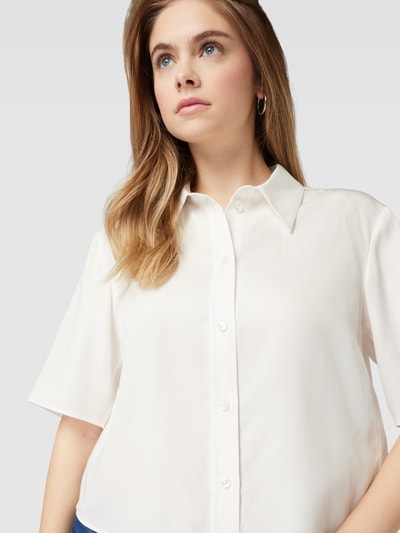 Marc O'Polo Denim Blouse met 1/2-mouwen Offwhite - 3