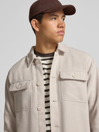 JACK & JONES Regular fit jack met borstzakken model 'REGENT' Offwhite - 3