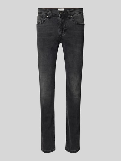 MCNEAL Slim Fit Jeans im 5-Pocket-Design Anthrazit 1