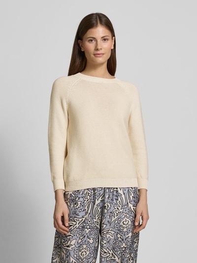 Weekend Max Mara Strickpullover mit Raglanärmeln Modell 'LINZ' Ecru 4