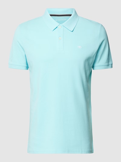 Tom Tailor Regular Fit Poloshirt mit Logo-Stitching Ocean 2