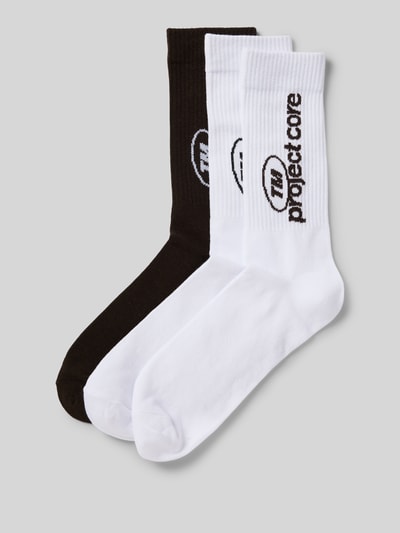 Jack & Jones Socken mit Stretch-Anteil Modell 'AERO' im 3er-Pack Dunkelbraun 1