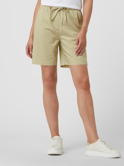 Tom Tailor Loose Fit Shorts mit elastischem Bund  Oliv 4