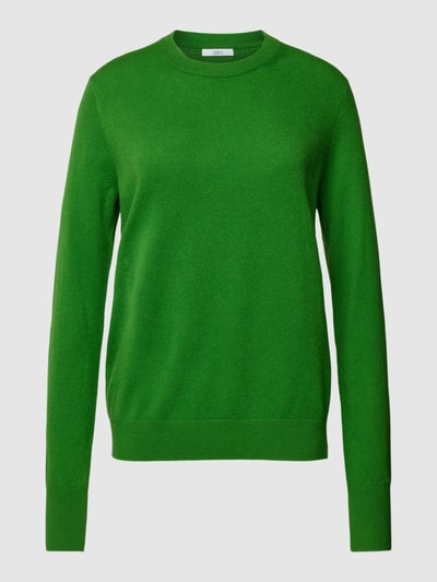 Jake*s Casual Gebreide pullover met ronde hals Grasgroen - 2