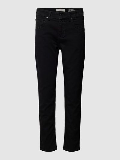 Marc O'Polo Boyfriend fit jeans in effen design, model 'THEDA' Donkergrijs - 2