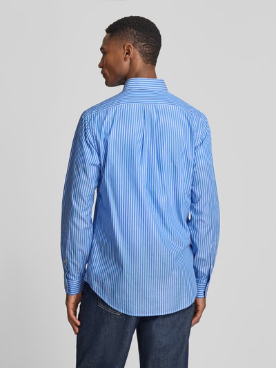 Polo Ralph Lauren Koszula casualowa o kroju custom fit z czystej bawełny Królewski niebieski 5