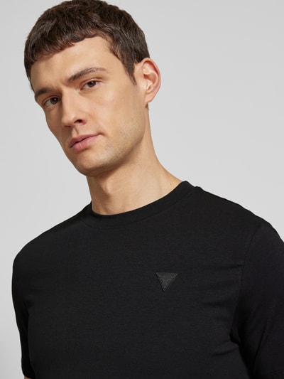 Guess Activewear T-Shirt mit Rundhalsausschnitt Modell 'HEDLEY' Black 3