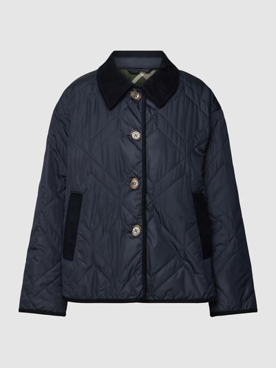 Barbour Kurtka z detalem z logo model ‘BARRHEAD’ Granatowy 2