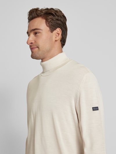 MAERZ Muenchen Strickpullover mit Rollkragen Offwhite 3