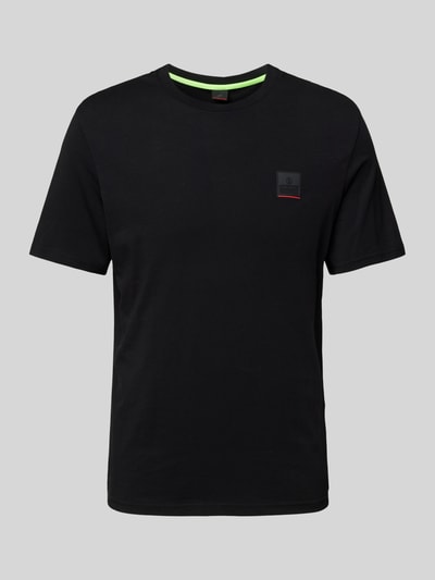 FIRE + ICE T-Shirt mit Label-Detail Modell 'VITO' Black 2