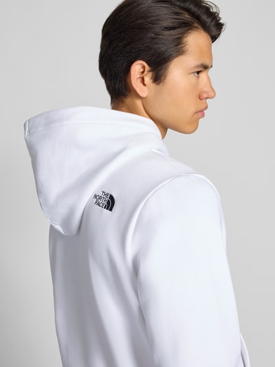 The North Face Hoodie mit Label-Print Weiss 3